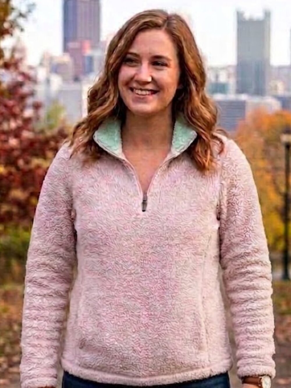 MV Sport Quarter-Zip Sherpa Fleece Pullover | Size S